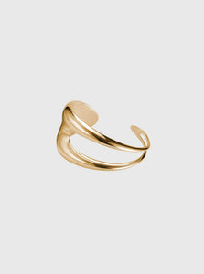 AGMES Bracelet Leona Cuff Shop the Sculptural AGMES Leona Cuff in Gold Vermeil