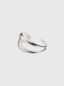 AGMES Bracelet Leona Cuff Shop the Sculptural AGMES Leona Cuff in Silver