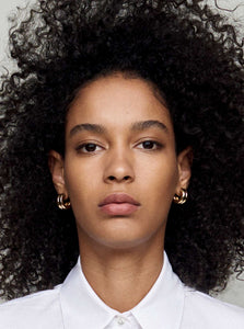AGMES Hoop Earrings Giulia Hoops Shop the AGMES Giulia Hoops in 18K Gold Vermeil