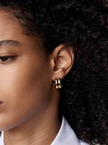 AGMES Hoop Earrings Giulia Hoops Shop the AGMES Giulia Hoops in 18K Gold Vermeil