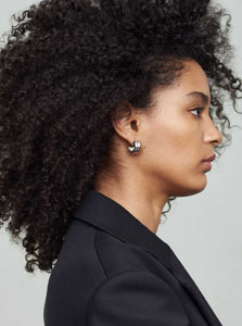 AGMES Hoop Earrings Giulia Hoops Shop the AGMES Giulia Hoops in Silver