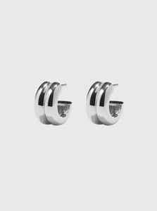 AGMES Hoop Earrings Giulia Hoops Shop the AGMES Giulia Hoops in Silver