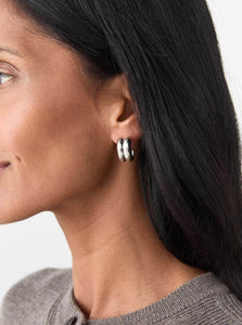 AGMES Hoop Earrings Giulia Hoops Shop the AGMES Giulia Hoops in Silver