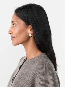 AGMES Hoop Earrings Giulia Hoops Shop the AGMES Giulia Hoops in Silver