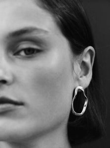 AGMES Hoop Earrings Small Vera Earrings Shop the AGMES Small Vera Earrings in 18K Gold Vermeil