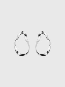 AGMES Hoop Earrings Small Vera Earrings Shop the AGMES Small Vera Earrings in Silver