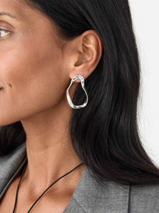 AGMES Hoop Earrings Small Vera Earrings Shop the AGMES Small Vera Earrings in Silver