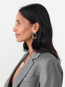 AGMES Hoop Earrings Small Vera Earrings Shop the AGMES Small Vera Earrings in Silver