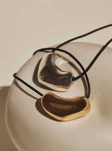 AGMES Pendant Necklace Sculpted Heart Pendant Shop the AGMES Sculpted Heart Pendant in 18K Gold Vermeil