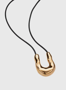 AGMES Pendant Necklace Wishbone Pendant Shop the AGMES Wishbone Pendant in 18K Gold Vermeil