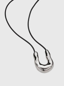 AGMES Pendant Necklace Wishbone Pendant Shop the AGMES Wishbone Pendant in Silver