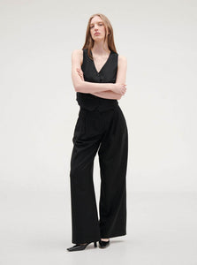 Arnsdorf Pants Relaxed Trouser Arnsdorf Relaxed Fine Wool Trouser Black