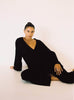 BEIJE Robes Knit Wrap Cardigan Black BEIJE Knit Wrap Cardigan Black