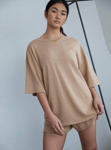 BEIJE Shorts Knit Short Sand BEIJE Knit Short Sand