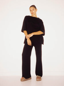 BEIJE T-shirt OS - Pre Order August Knit Tee Black BEIJE Knit Tee Black