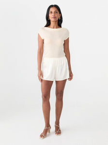 Black To Grey Top Iphi Top Shop Black To Grey's Iphi Top in Cream
