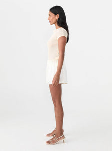 Black To Grey Top Iphi Top Shop Black To Grey's Iphi Top in Cream