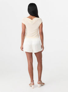 Black To Grey Top Iphi Top Shop Black To Grey's Iphi Top in Cream