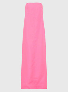 BONDI BORN Maxi Dress XS Delphi Strapless Maxi Dress BONDI BORN Delphi Strapless Maxi Dress Pink Rose