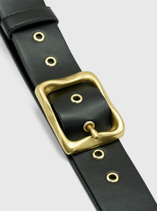 Brie Leon Belts Everyday Belt Black