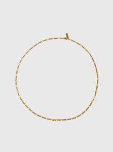 Brie Leon Chain Necklace Gold Figaro Chain Necklace