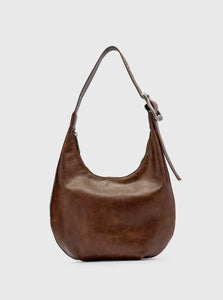 Brie Leon Handbag Everyday Croissant Bag Brie Leon Everyday Croissant Bag Worn Chocolate