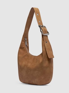 Brie Leon Handbag Everyday Croissant Bag (Caramel) Brie Leon Everyday Croissant Bag Black