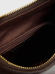 Brie Leon Handbag Everyday Croissant Mini Bag Brie Leon Everyday Croissant Mini Bag Chocolate Brown