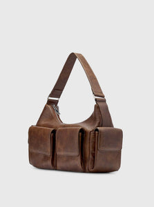 Brie Leon Handbag Worn Chocolate Rae Pocket Bag Brie Leon Rae Pocket Bag