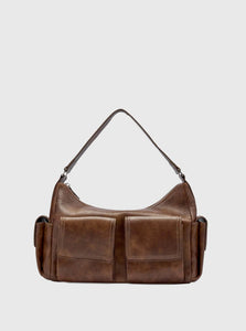 Brie Leon Handbag Worn Chocolate Rae Pocket Bag Brie Leon Rae Pocket Bag