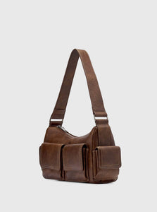 Brie Leon Handbag Worn Chocolate Rae Pocket Bag Mini Brie Leon Rae Pocket Bag Mini Worn Chocolate