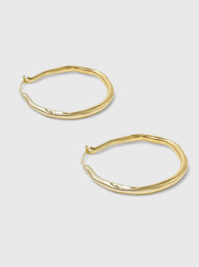 Brie Leon Hoop Earrings Large Organica Hoops