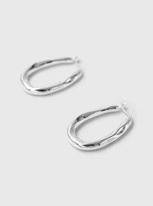 Brie Leon Hoop Earrings Organica Bent Hoop Earrings