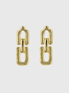 Brie Leon Stud Earrings Gold Agnes Drop Earrings