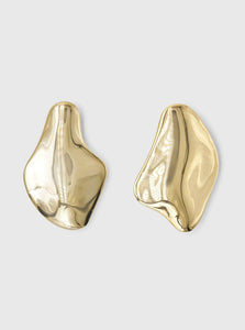 Brie Leon Stud Earrings Large / Gold Val Large Stud Earring