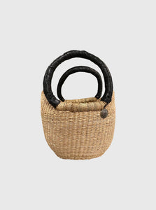 Casa Catinella Woven Bag Black Mini Basket Bag Casa Catinella Mini Basket Bag Black