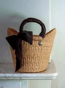 Casa Catinella Woven Bag Black Mini Basket Bag Casa Catinella Mini Basket Bag Black