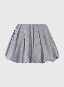 Commonplace Essentials Mini Skirt Bubble Skirt Commonplace Essentials Black-White Bubble Skirt