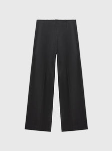 Courtney Zheng Leon Wool Raw Edge Pants Leon Wool Raw Edge Pants Black