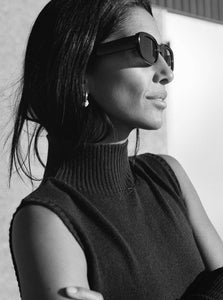 Courtney Zheng Maxi Dress Enric Wool Cashmere Dress Shop Courtney Zheng's Enric Wool Cashmere Dress in Black