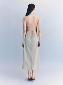 Courtney Zheng Origami Wool Backless Dress Origami Wool Backless Dress