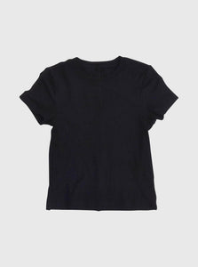 Courtney Zheng Top S Dylan Merino Baby Tee Shop Courtney Zheng Dylan Merino Baby Tee Black