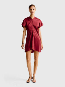 Esse Studios Dress Luca Mini Dress Shop ESSE Studios Luca Mini Dress in Spiced Wine