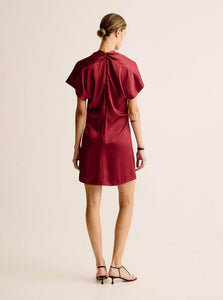 Esse Studios Dress Luca Mini Dress Shop ESSE Studios Luca Mini Dress in Spiced Wine