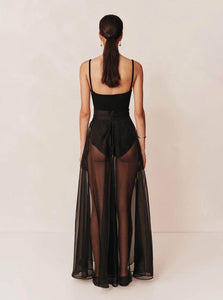 Esse Studios - Aire Silk Maxi Skirt - Black