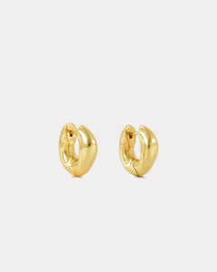 ESSĒN Earrings Recycled 18k Gold Vermeil The Huggie Earrings - Gold