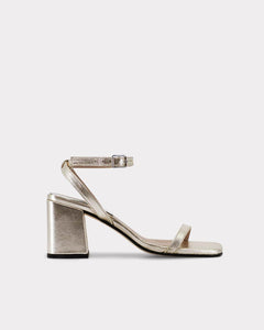 ESSĒN Heels Champagne Gold Metallic / Leather / 35 The Elevated Essential - Champagne