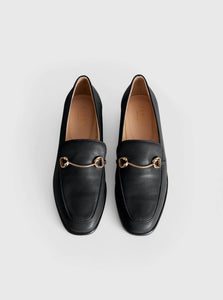 ESSĒN Moccasins The Modern Moccasin With Hardware ESSĒN The Modern Moccasin Black With Hardware