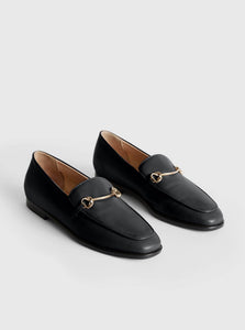 ESSĒN Moccasins The Modern Moccasin With Hardware ESSĒN The Modern Moccasin Black With Hardware