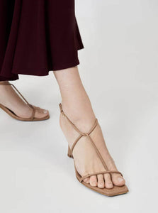 ESSĒN Sandals The Strappy Sandal ESSĒN The Strappy Sandal - Almond